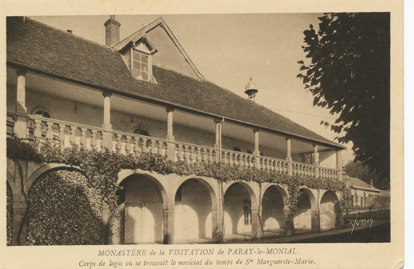 Monastère de la Visitation de Paray-le-Monial. Corps de logis où se trouvait le noviciat du temps de sainte Marguerite-Marie.