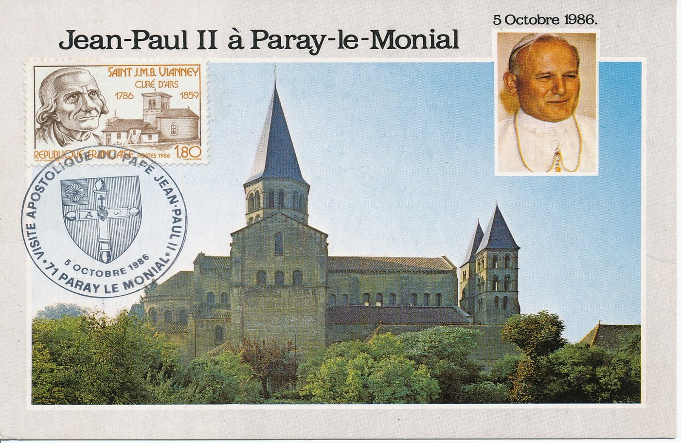 Jean-Paul II à Paray-le-Monial (5 octobre 1986).
