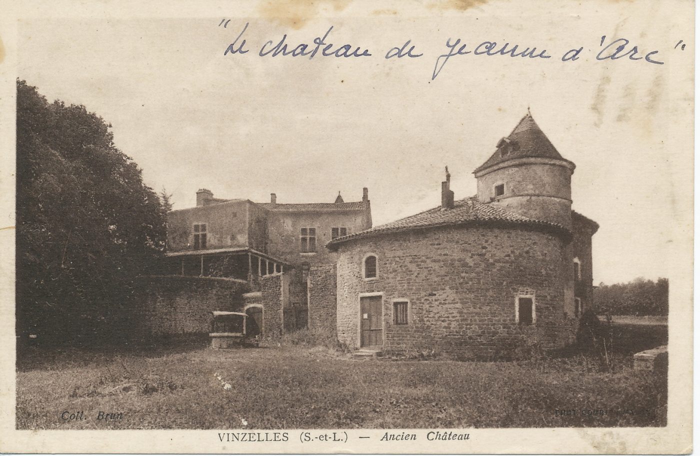 Vinzelles. Ancien château.