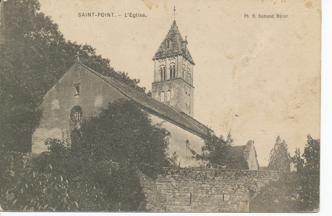 Saint-Point. L'église.