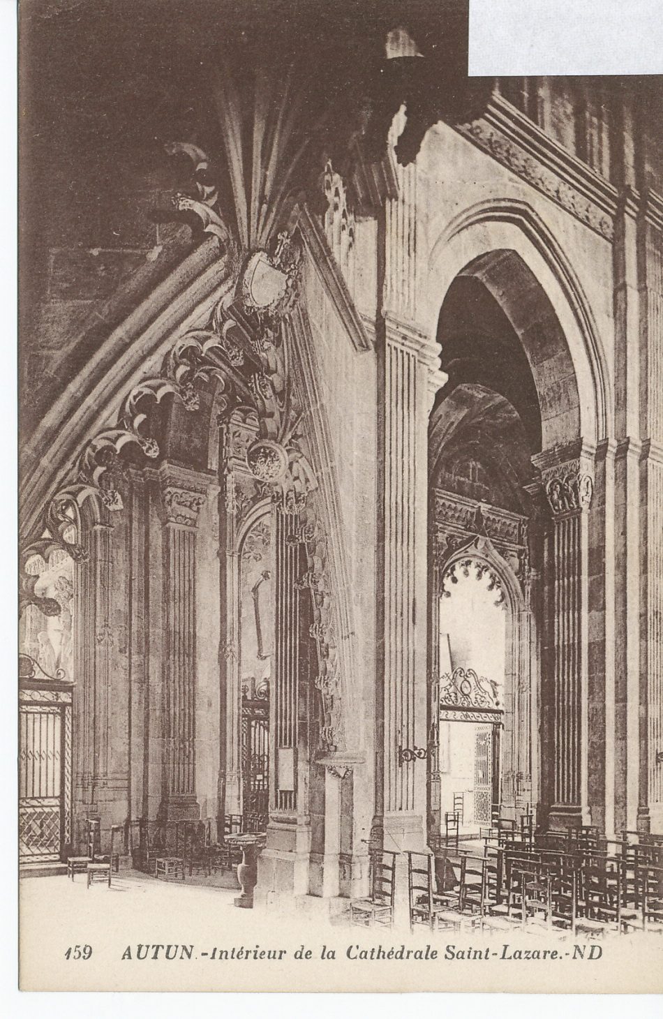 Autun. Intérieur de la cathédrale Saint-Lazare.