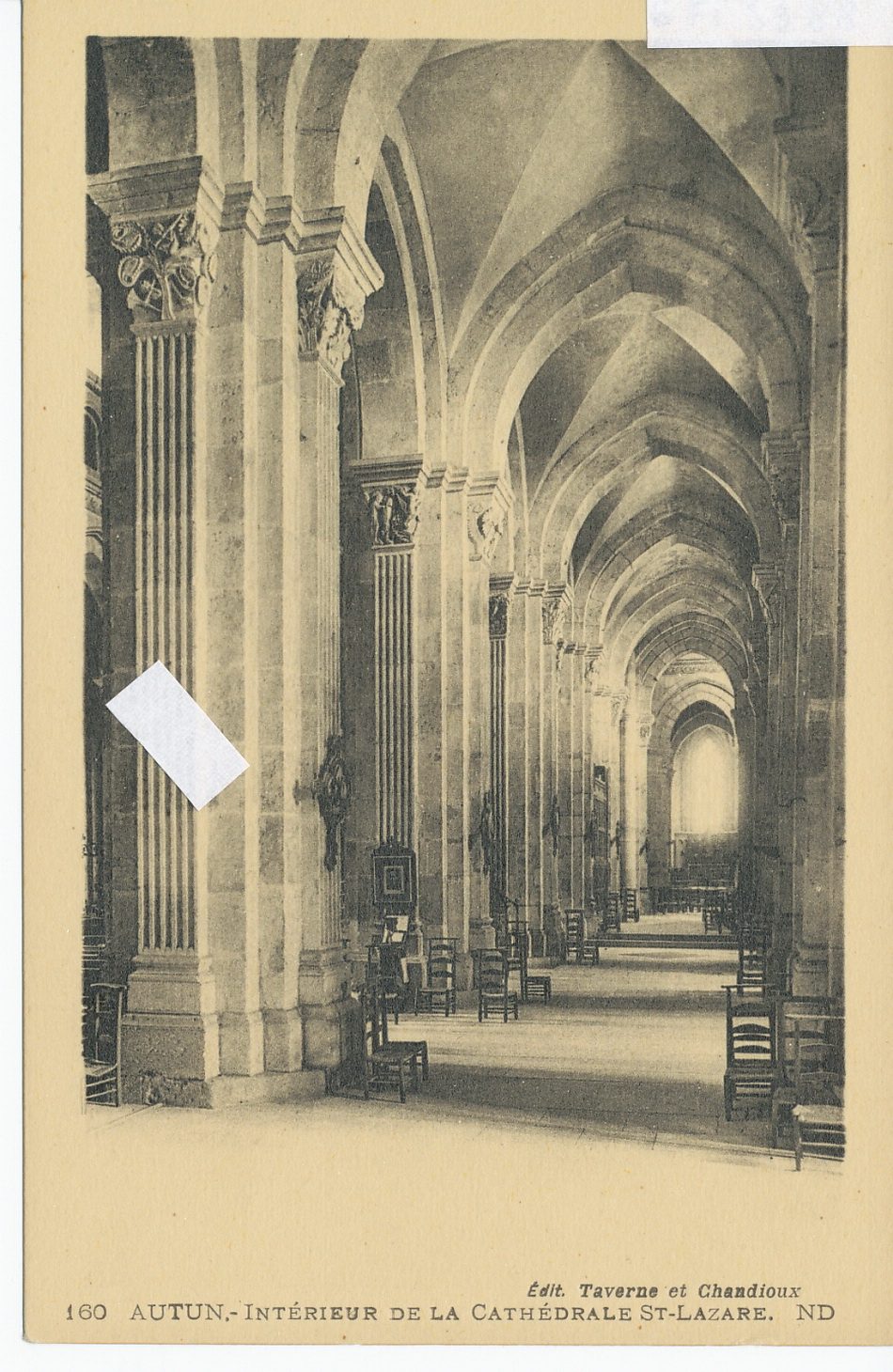 Autun. Intérieur de la cathédrale Saint-Lazare.