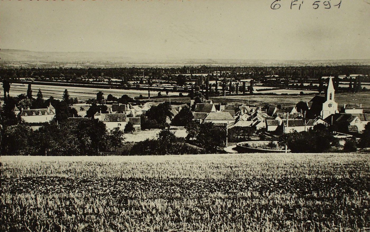 Bresse-sur-Grosne. Vue générale.