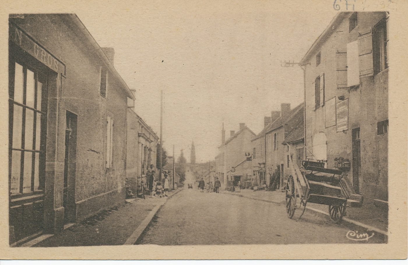 Palinges. Rue Saint-Thibaud.