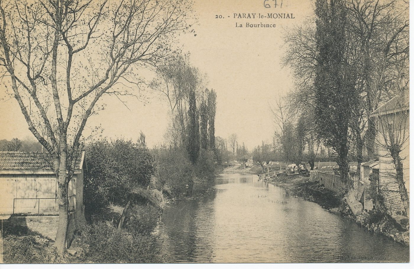 Paray-le-Monial. La Bourbince.