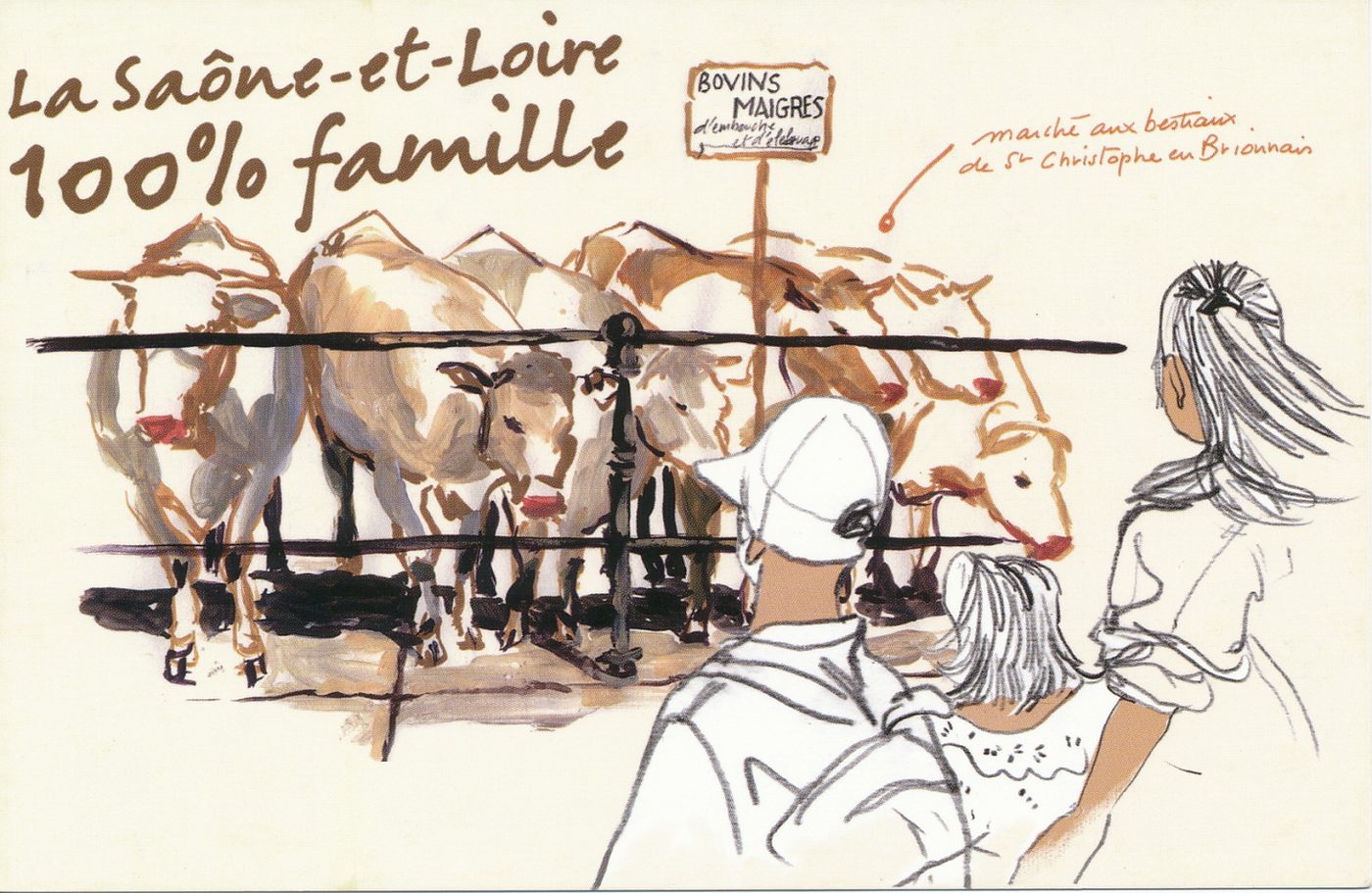 La Saône-et-Loire 100 % famille.