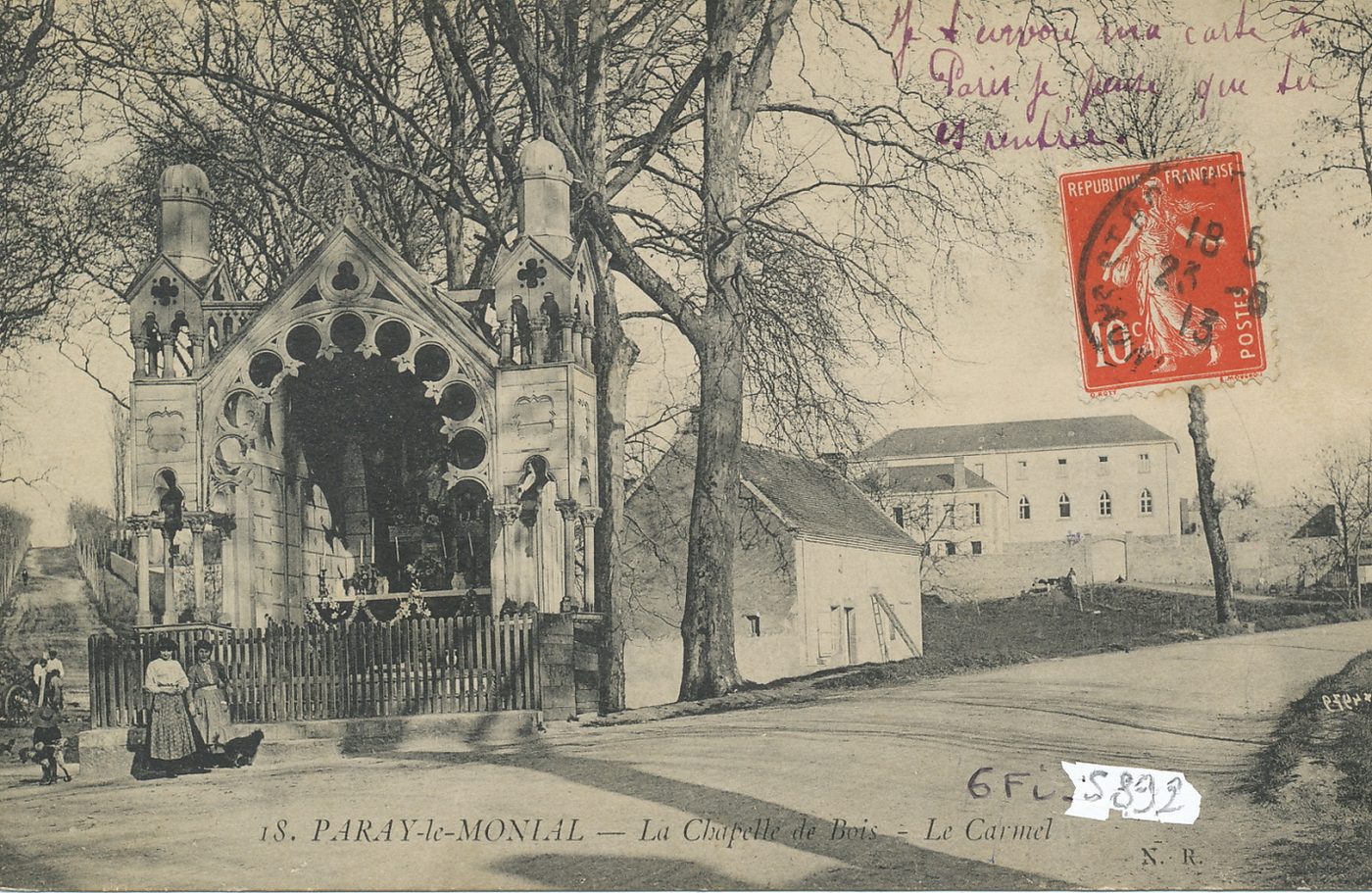 Paray-le-Monial. La Chapelle-de-Bois. Le Carmel.