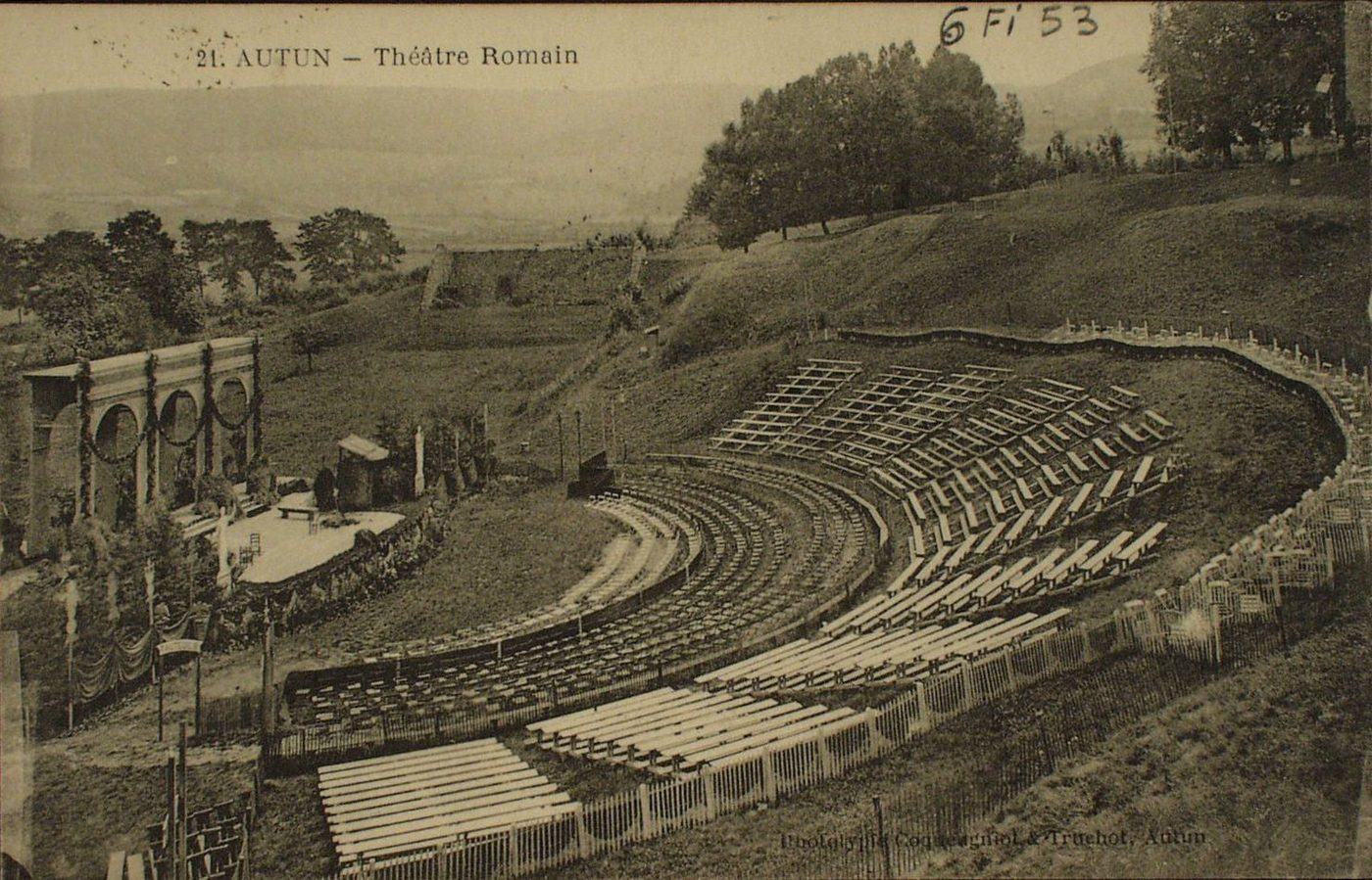 Autun. Théâtre romain.