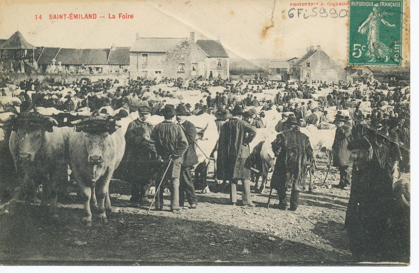 Saint-Emiland. La foire.