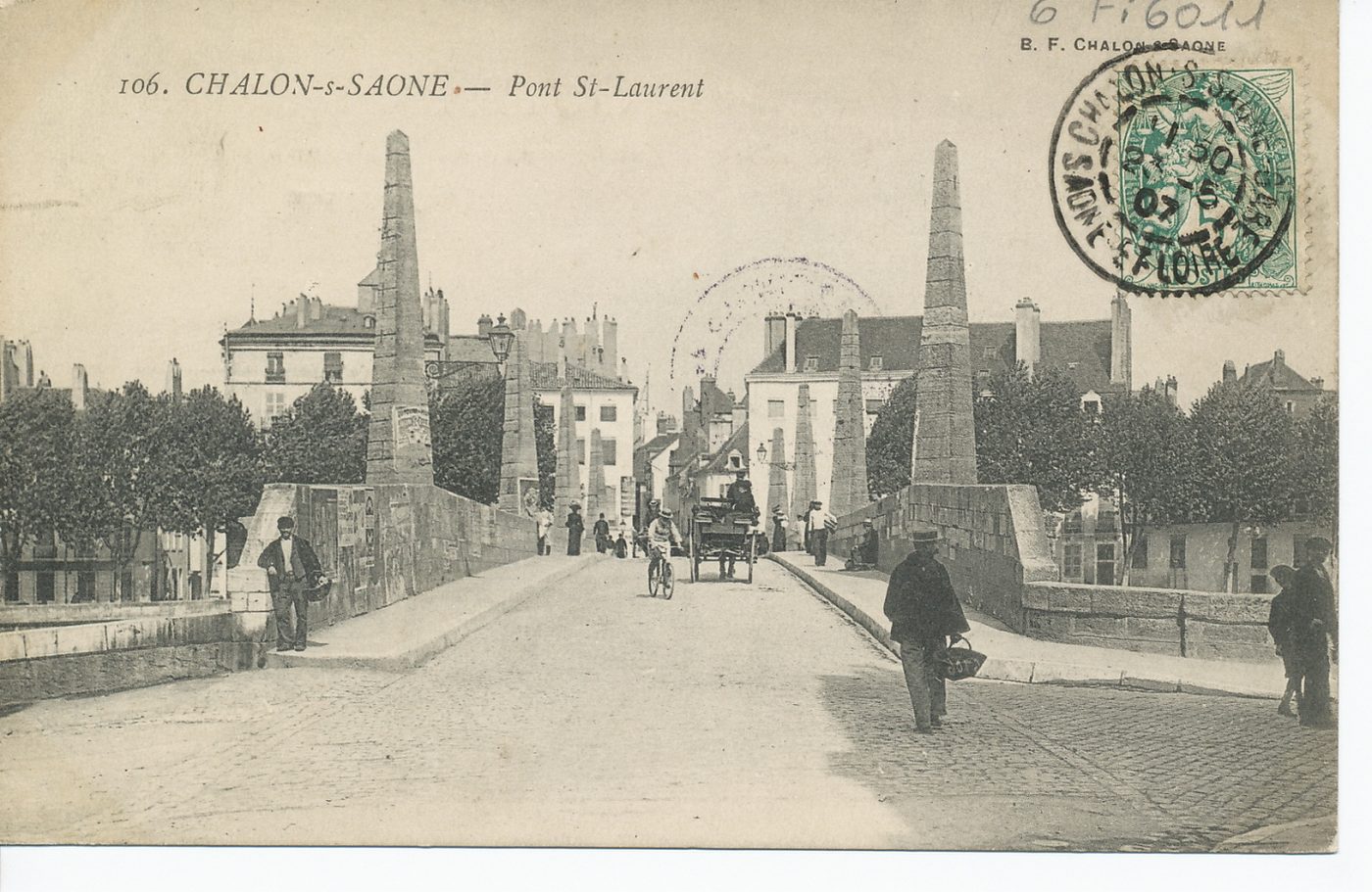 Chalon-sur-Saône. Pont Saint-Laurent.