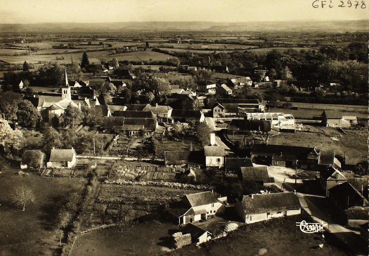 Saillenard. Vue aérienne générale.