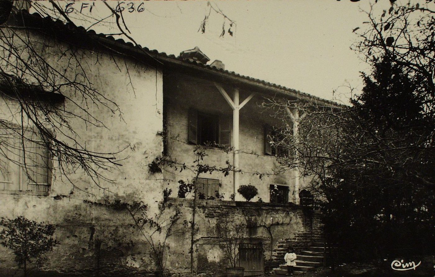 Bussières. Le presbytère de Jocelyn (l'abbé Dumont) où ce dernier mourut en 1832 "pauvre comme son divin maître".