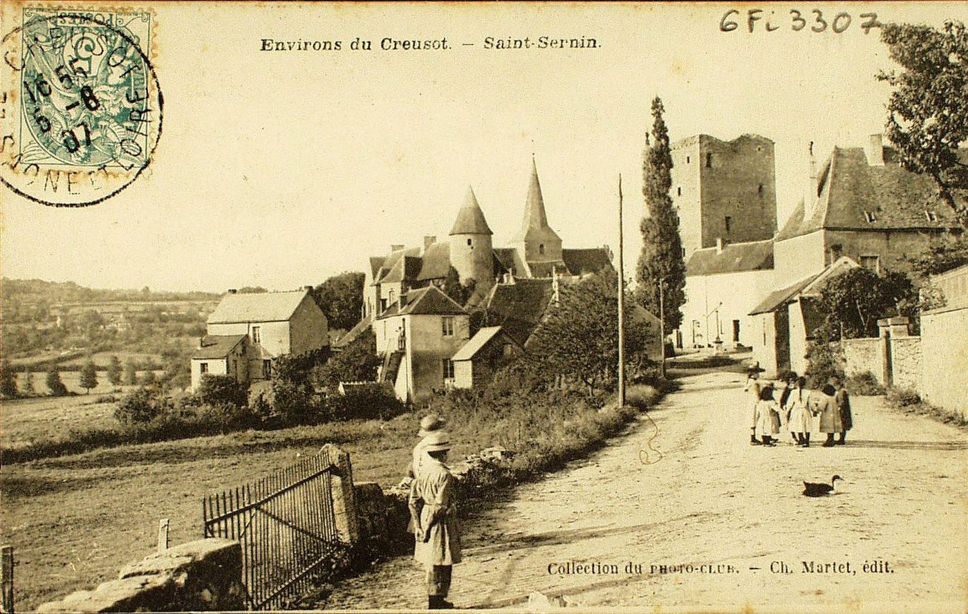 Environs du Creusot. Saint-Sernin.