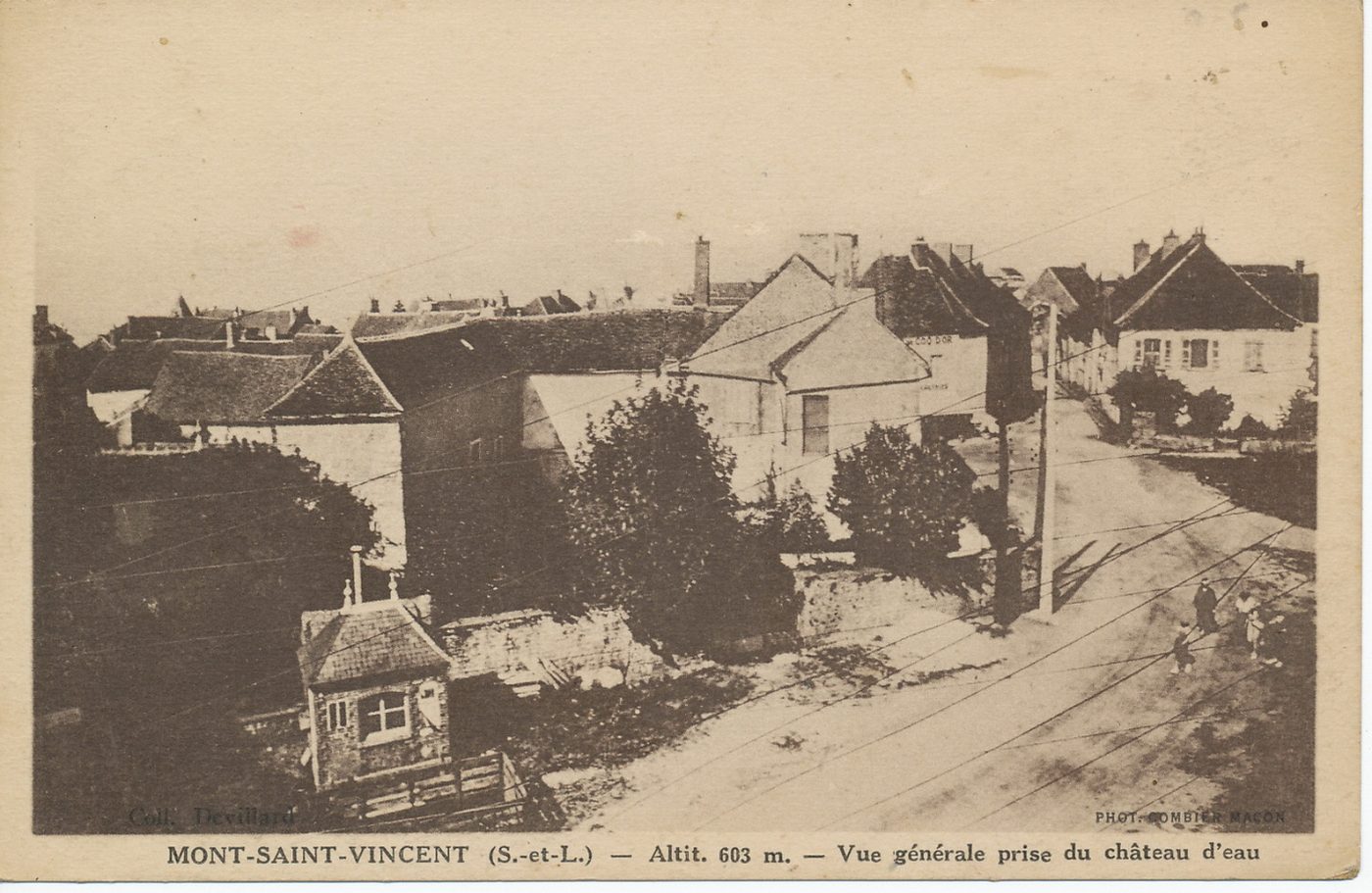 Mont-Saint-Vincent. Altit. 603 m. Vue générale prise du château d'eau.
