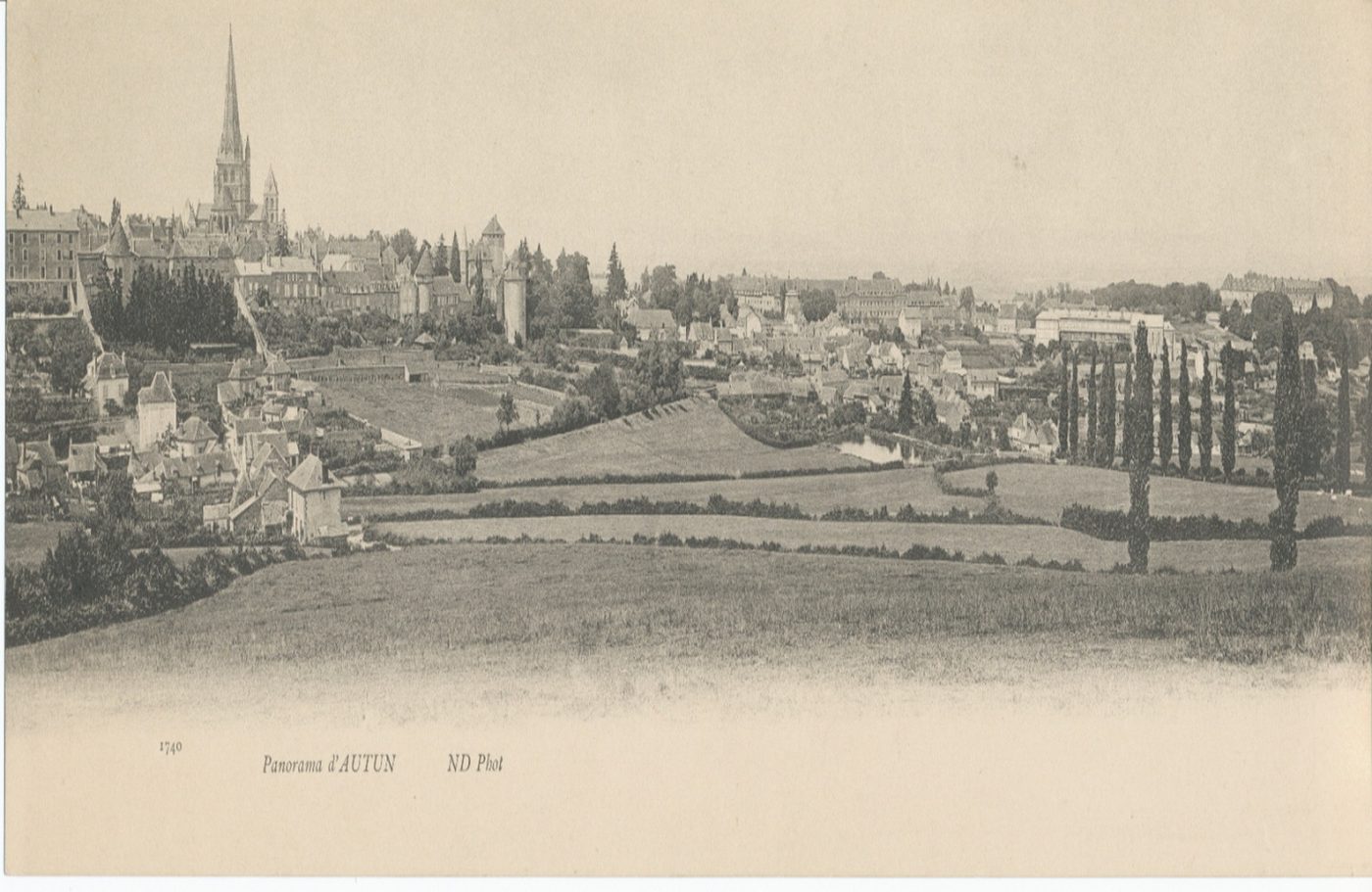 Panorama d'Autun.