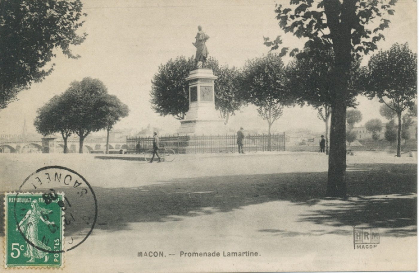 Mâcon. Promenade Lamartine.