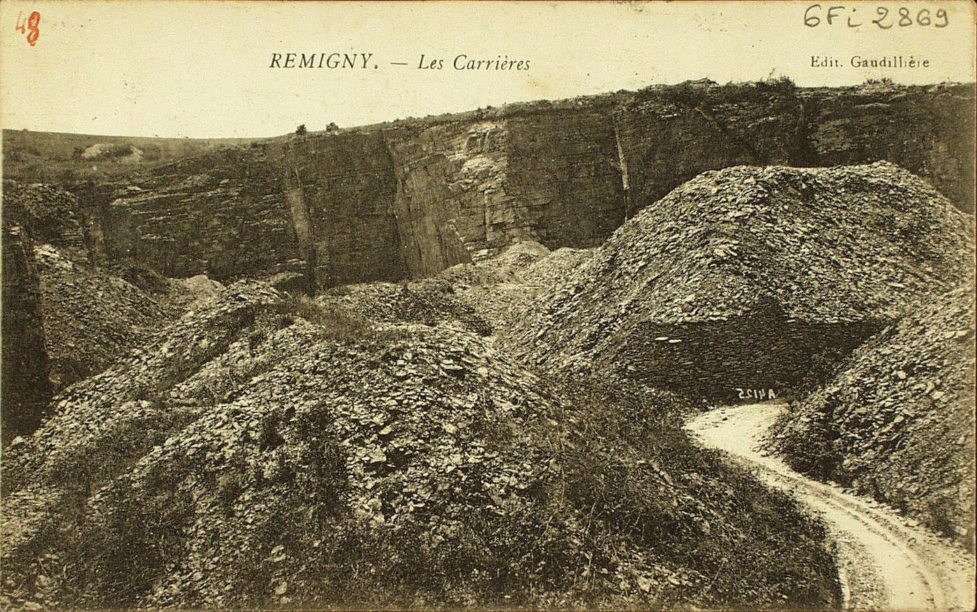 Remigny. Les carrières.