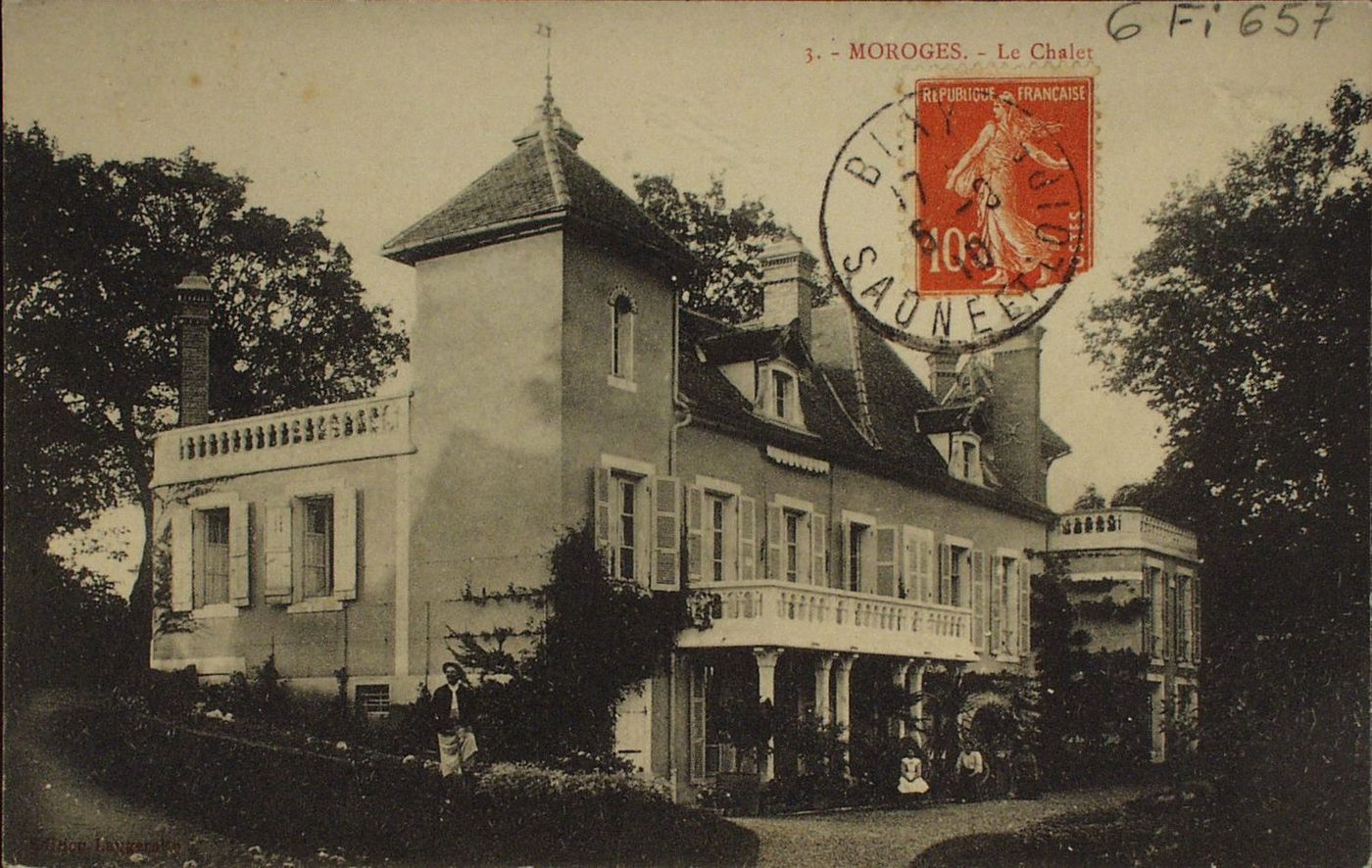 Moroges. Le chalet.