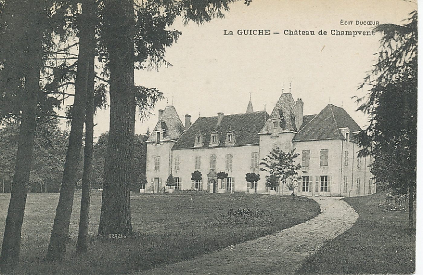 La Guiche. Château de Champvent.