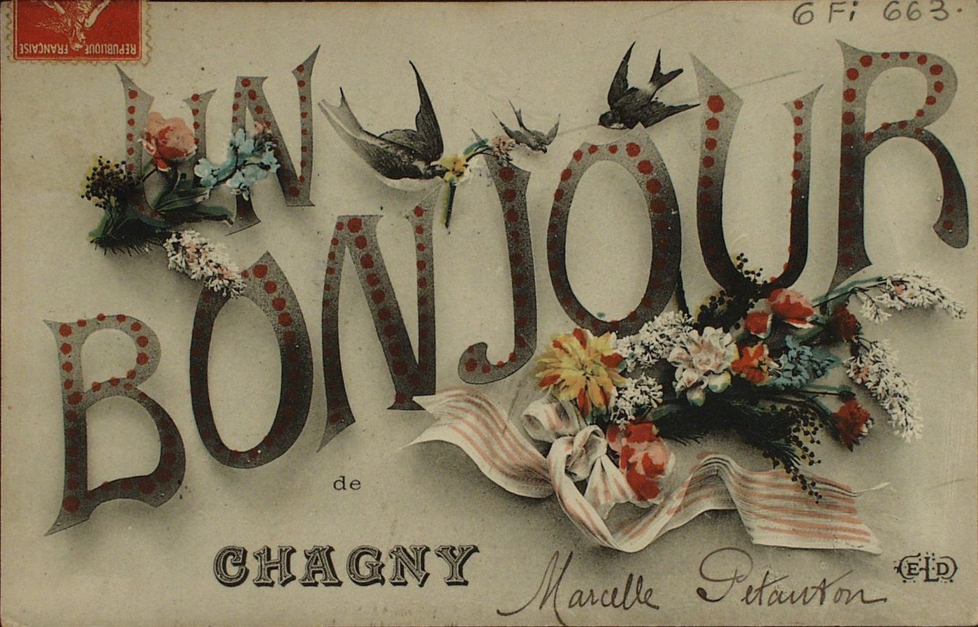 Un bonjour de Chagny.