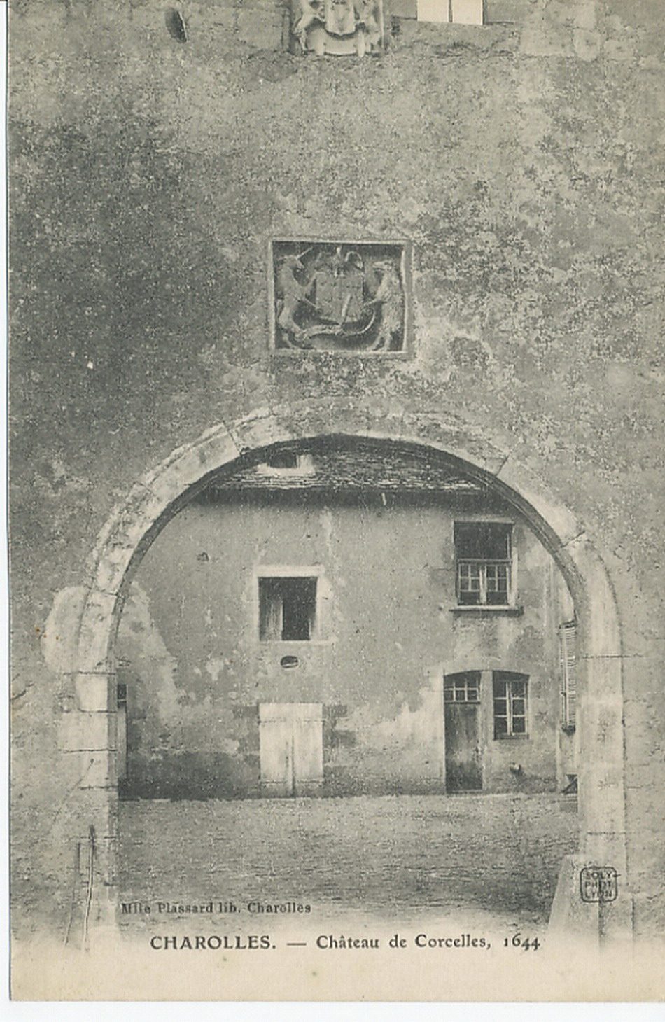 Charolles. Château de Corcelles, 1644.