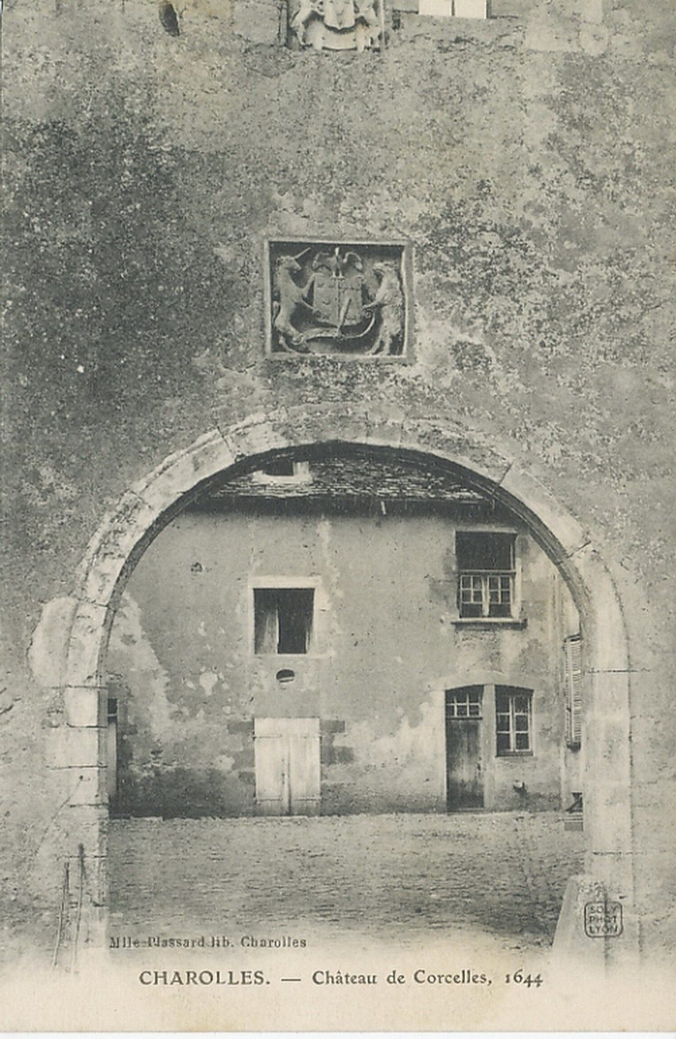 Charolles. Château de Corcelles, 1644.