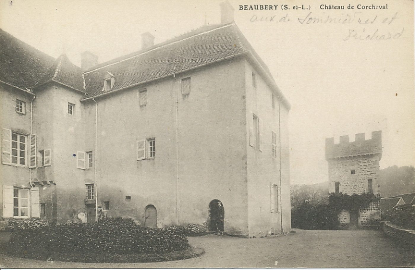 Beaubery, château de Corcheval.