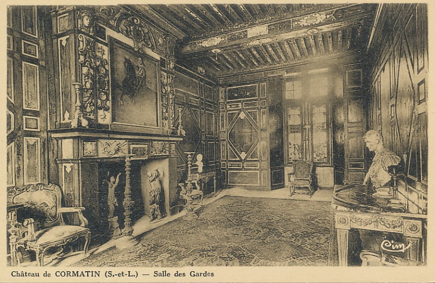 Château de Cormatin. Salle des gardes.