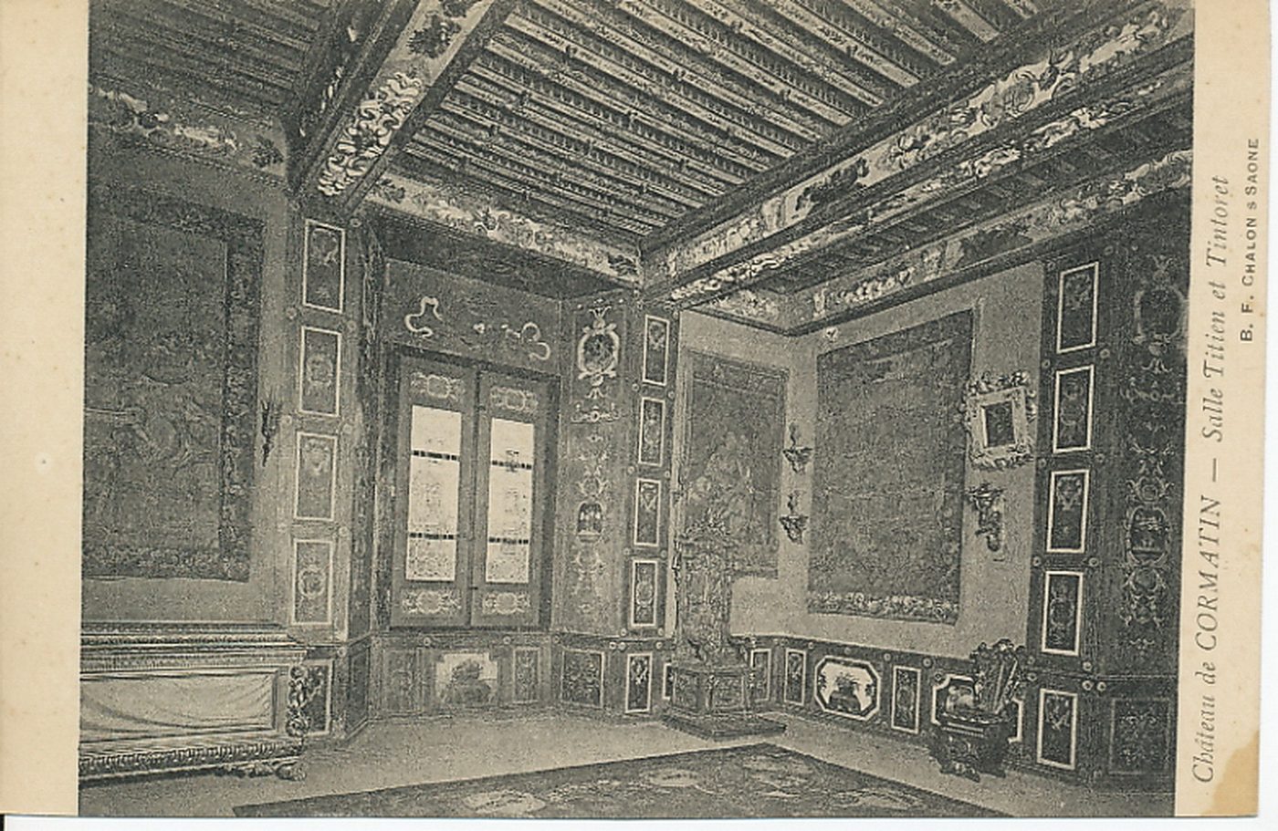 Château de Cormatin. Salle Titien et Tintoret.