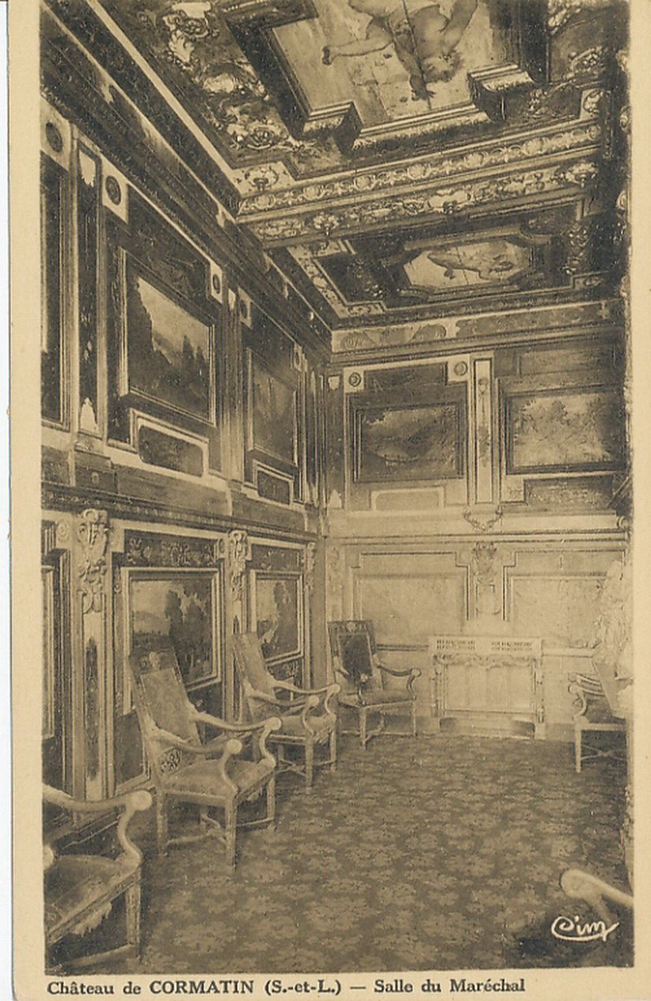 Château de Cormatin. Salle du Maréchal.