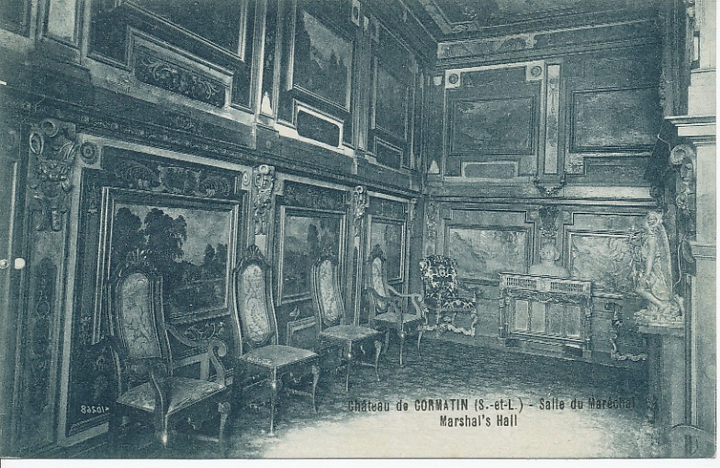 Château de Cormatin. Salle du maréchal.