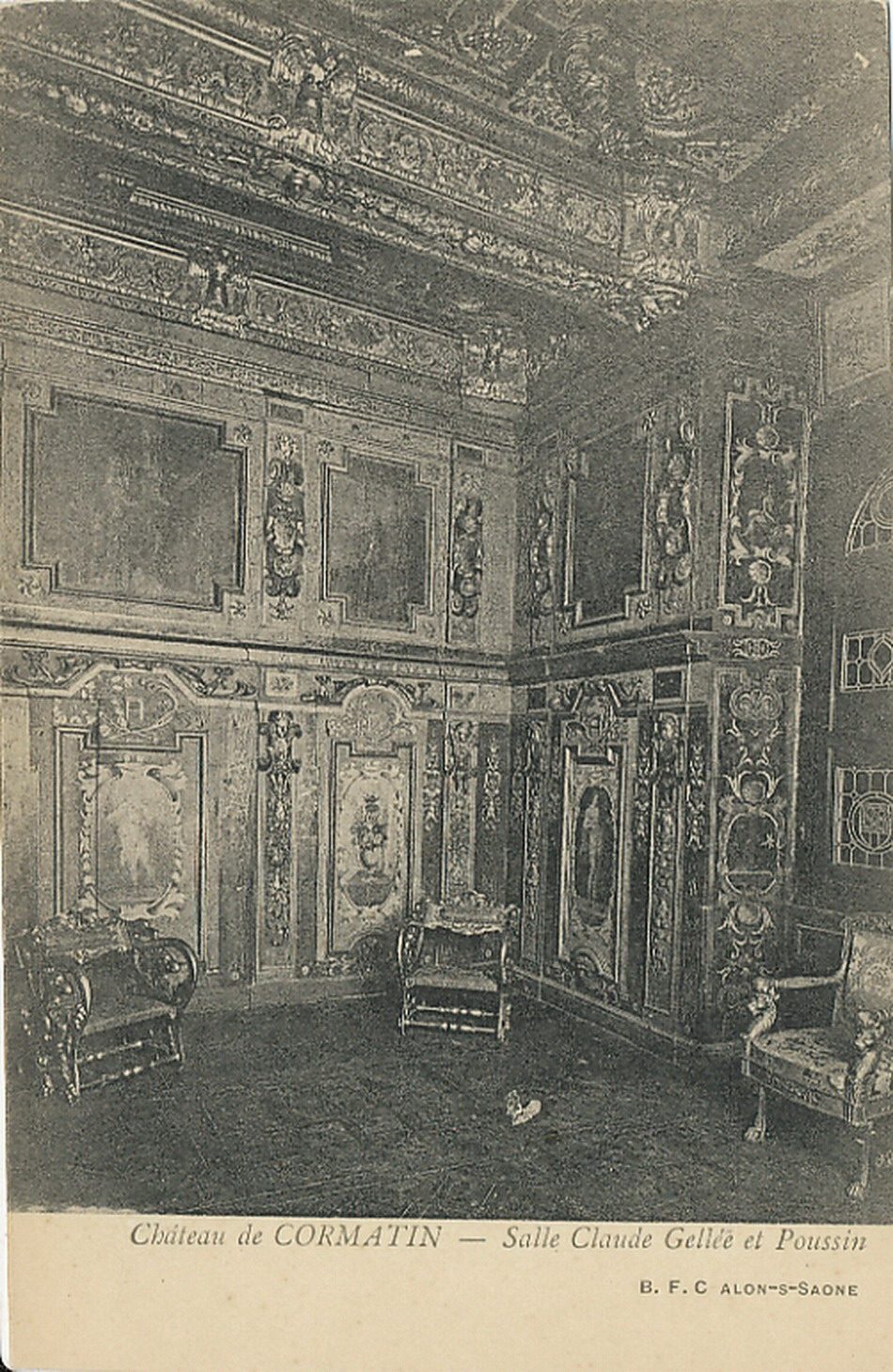 Château de Cormatin. Salle Claude Gellée et Poussin.