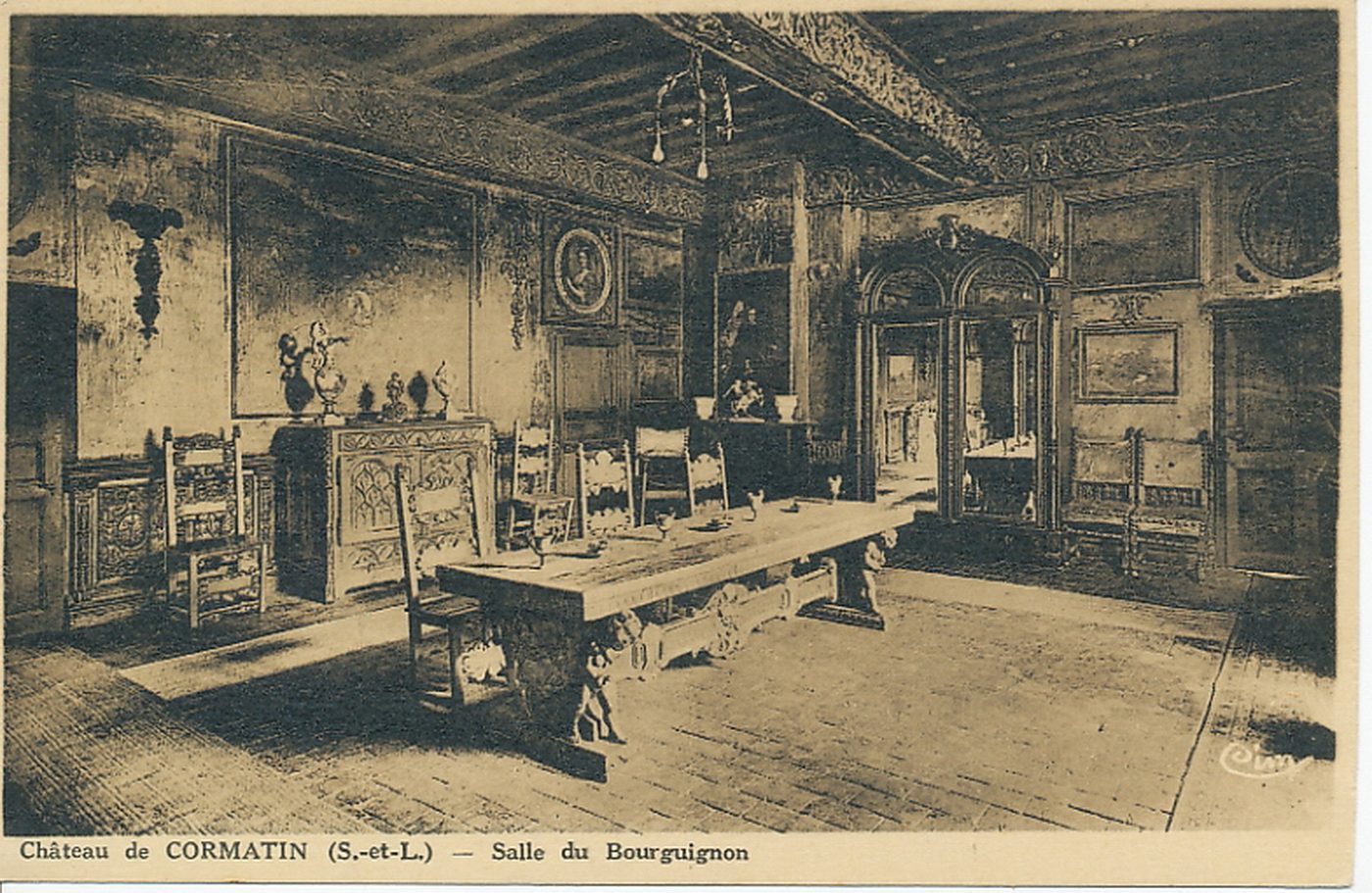 Château de Cormatin. Salle du Bourguignon.