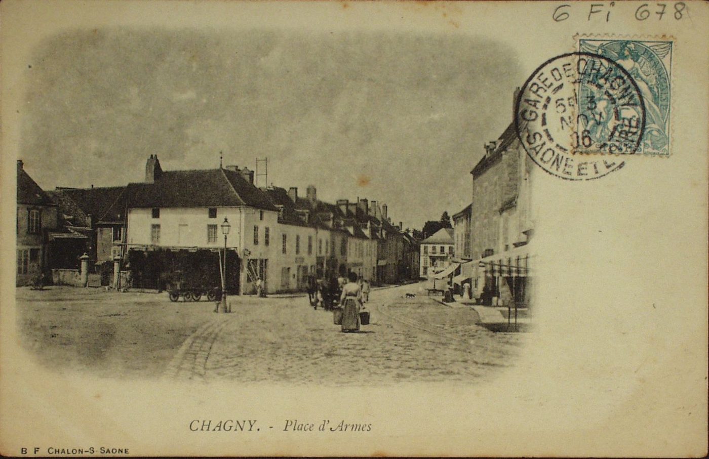 Chagny. Place d'armes.