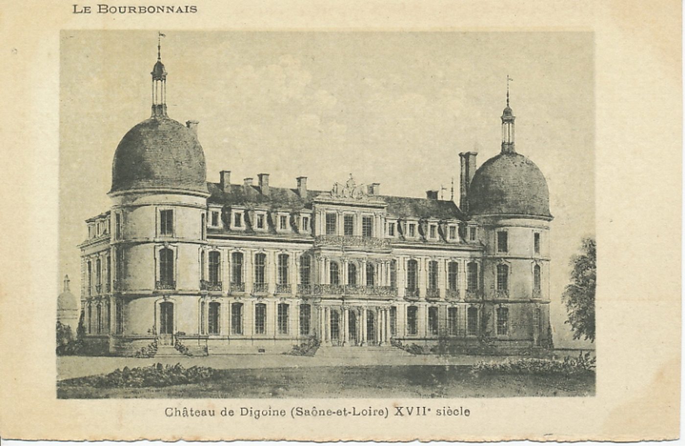 Le Bourbonnais. Château de Digoine. XVII e s.