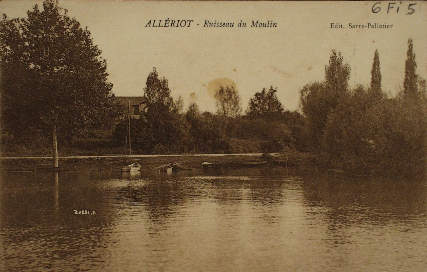 Allériot. Ruisseau du Moulin.