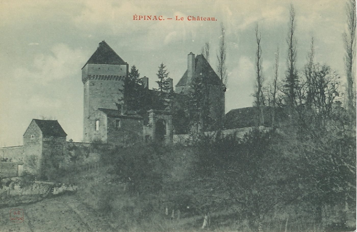 Epinac. Le château.
