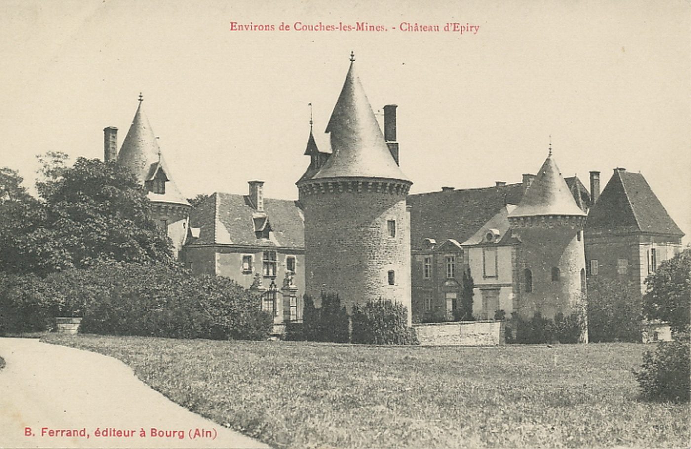 Environs de Couches-les-Mines. Château d'Epiry.