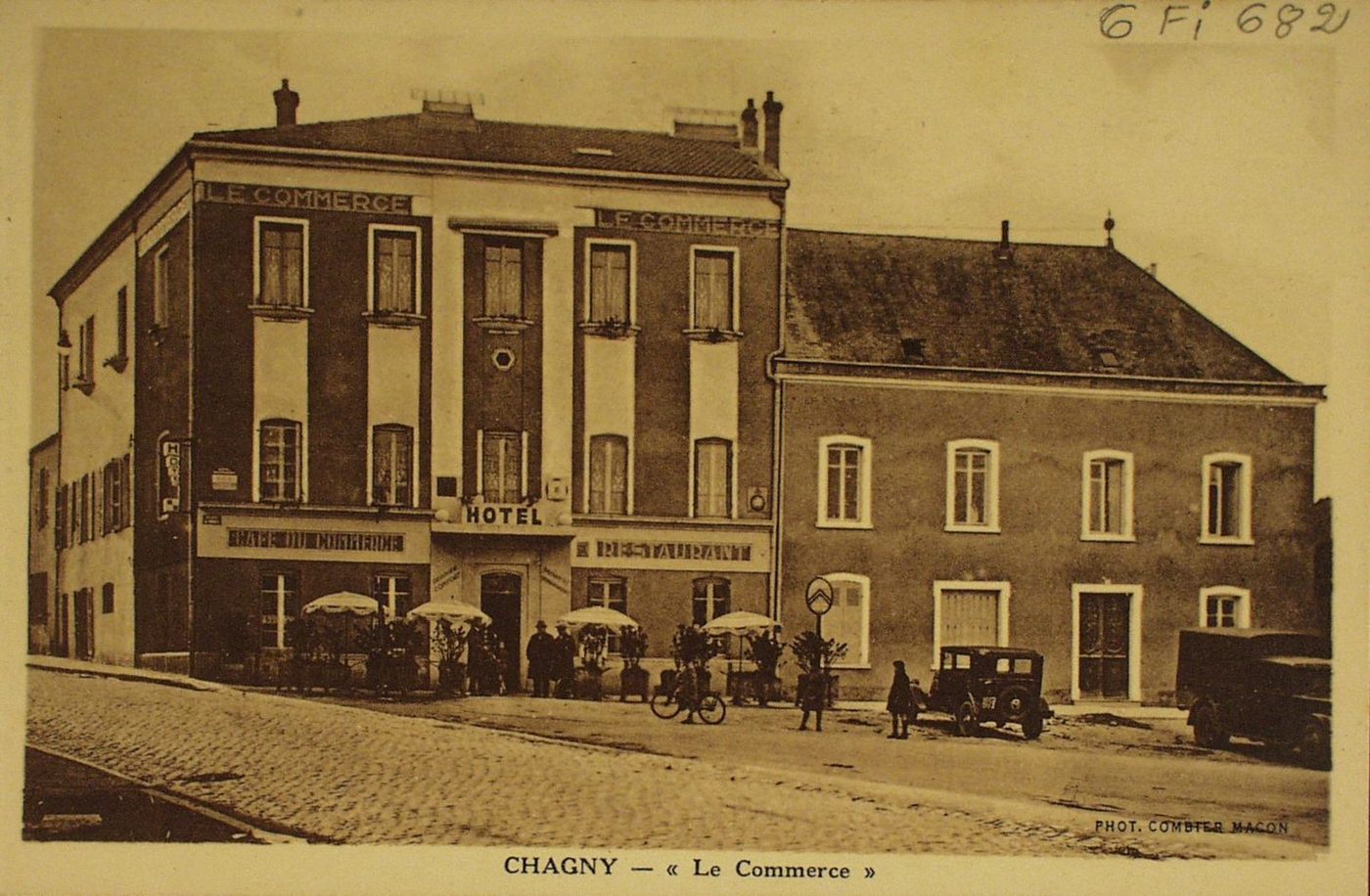 Chagny. "Le commerce".