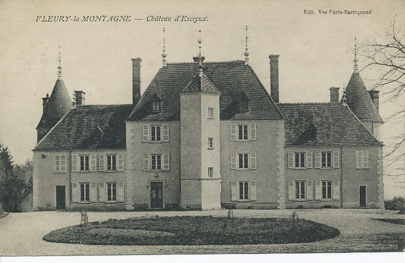Fleury-la-Montagne. Château d'Escreux.