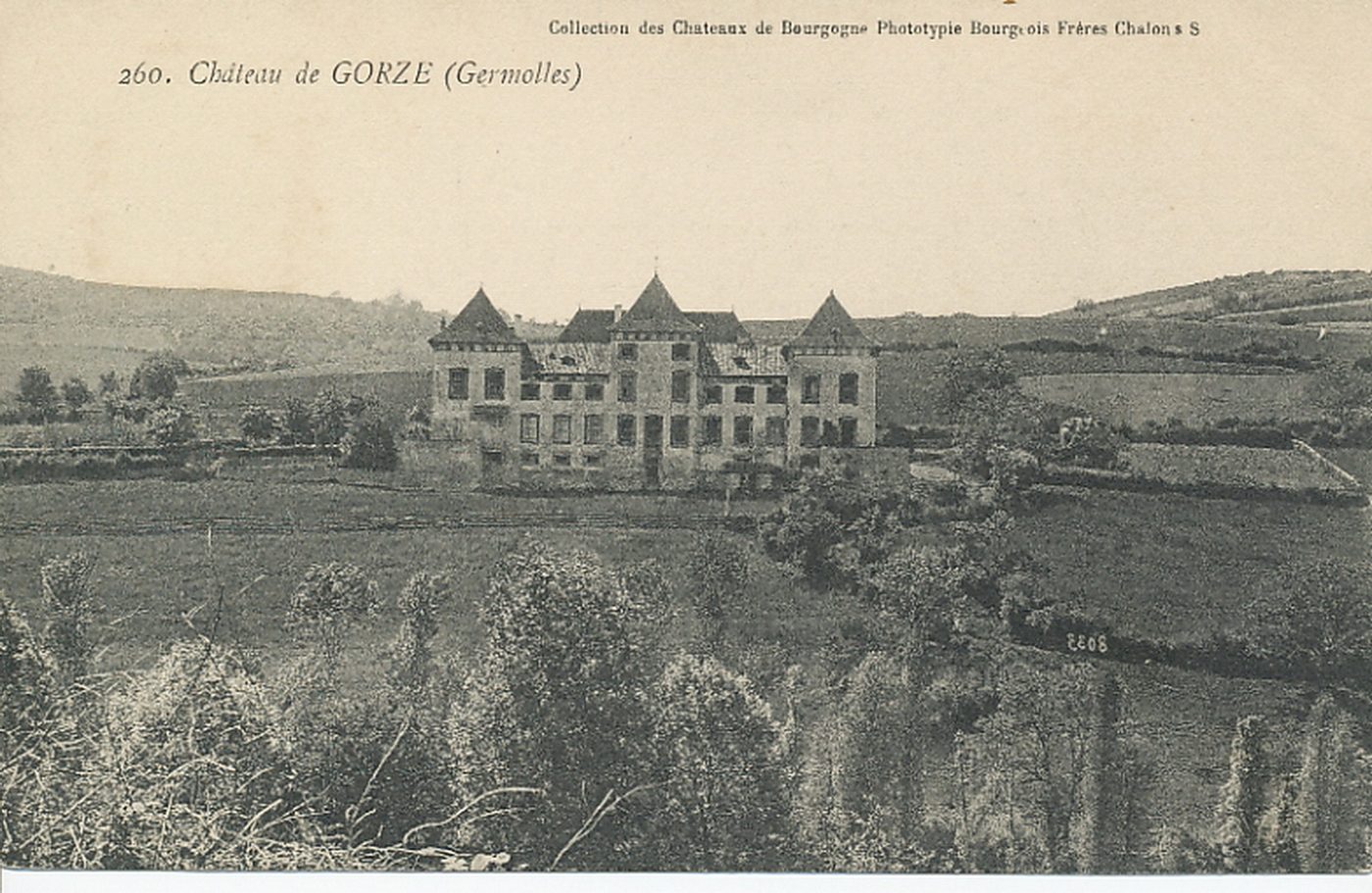 Château de Gorze (Germolles).