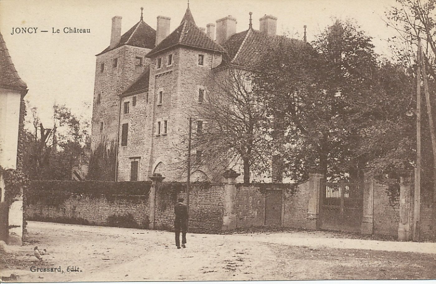 Joncy. Le château.