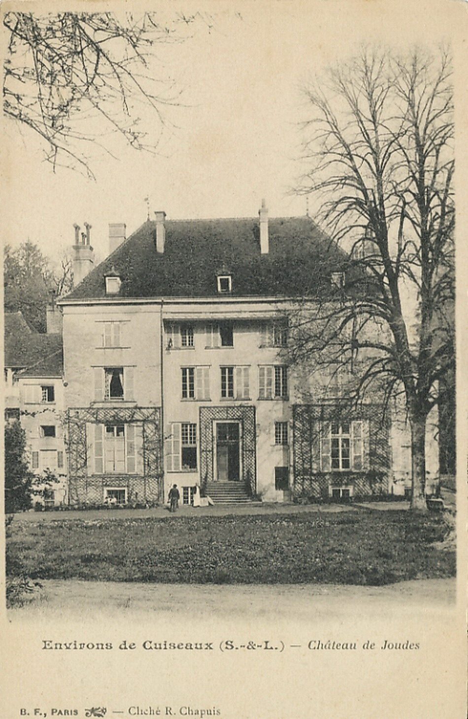Environs de Cuiseaux. Château de Joudes.