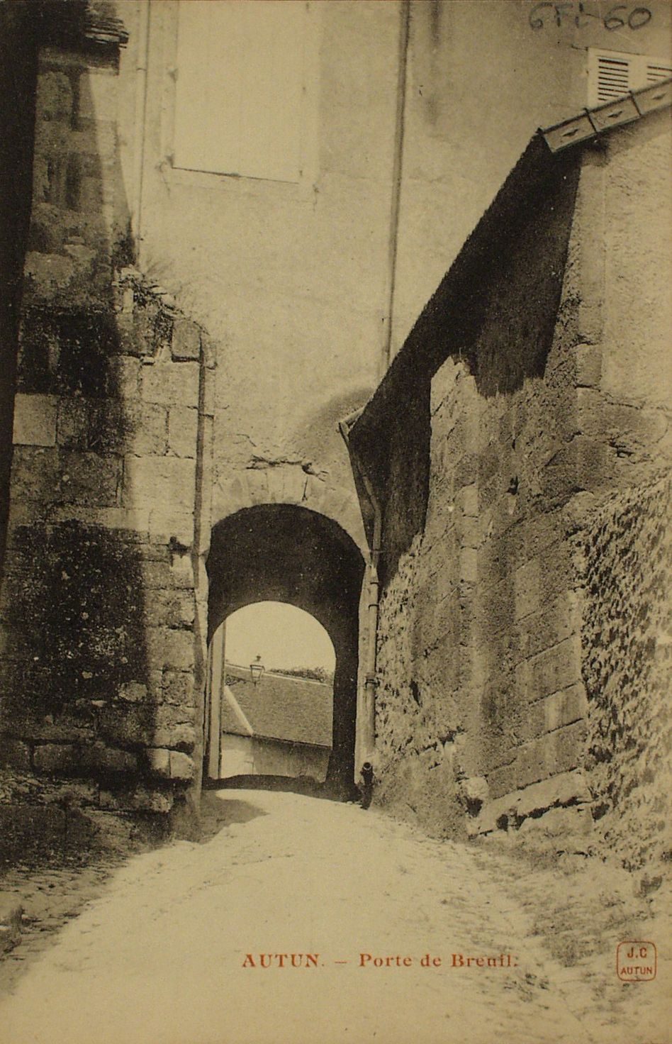 Autun. Porte de Breuil.