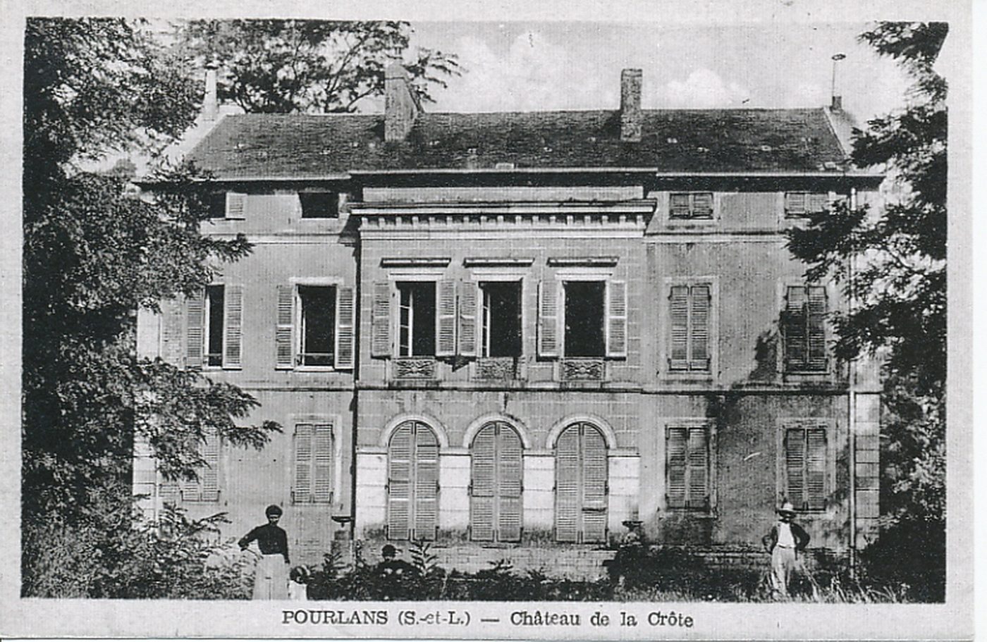 Pourlans. Château de la Crôte.