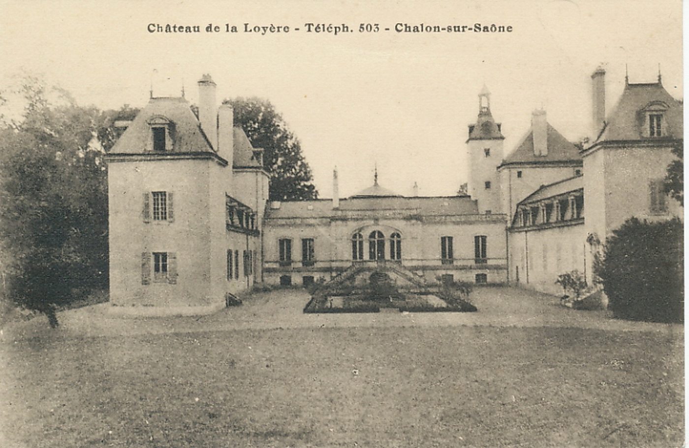 Château de la Loyère. Téléph 503. Chalon-sur-Saône.