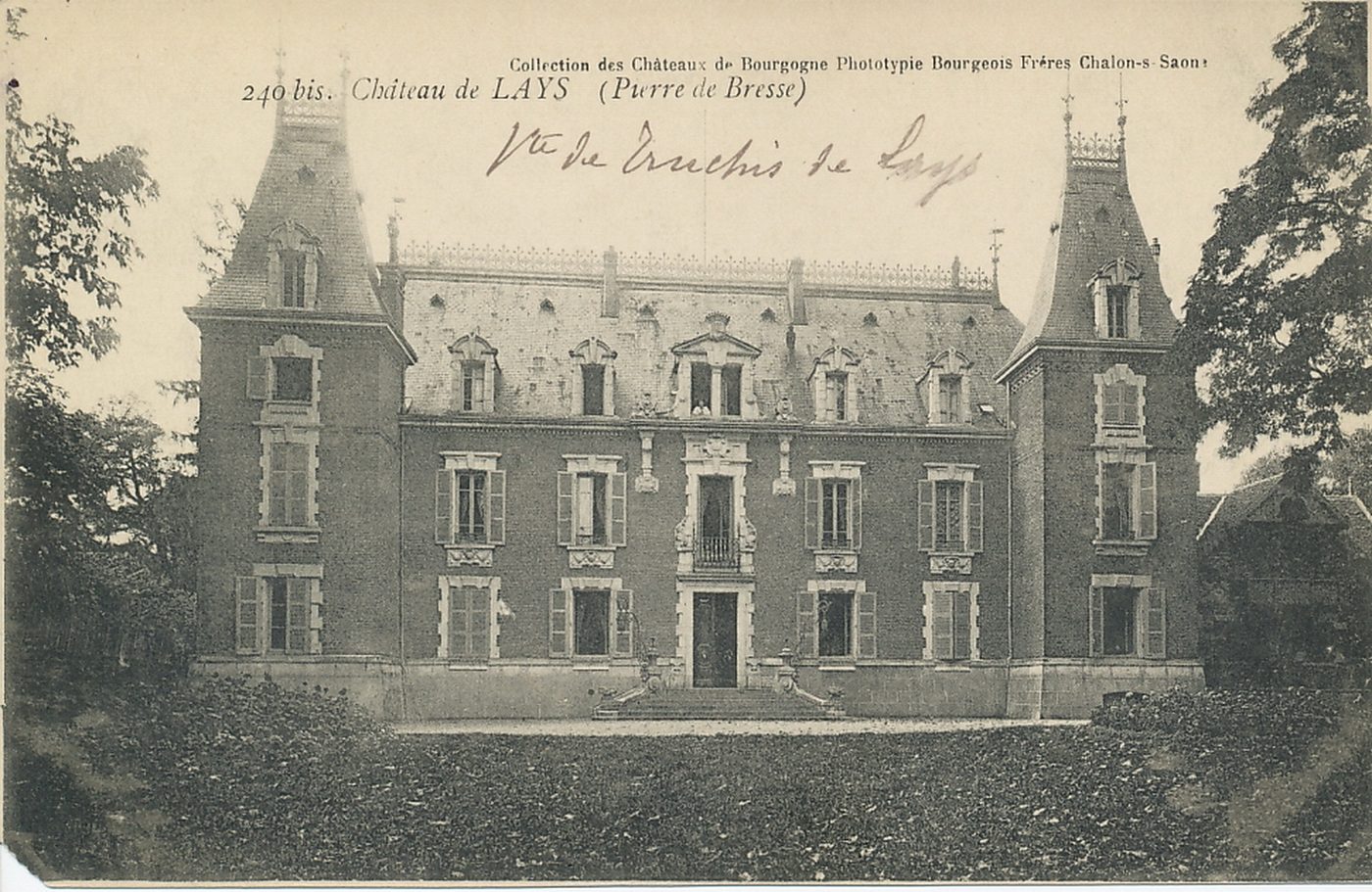 Château de Lays (Pierre-de-Bresse).