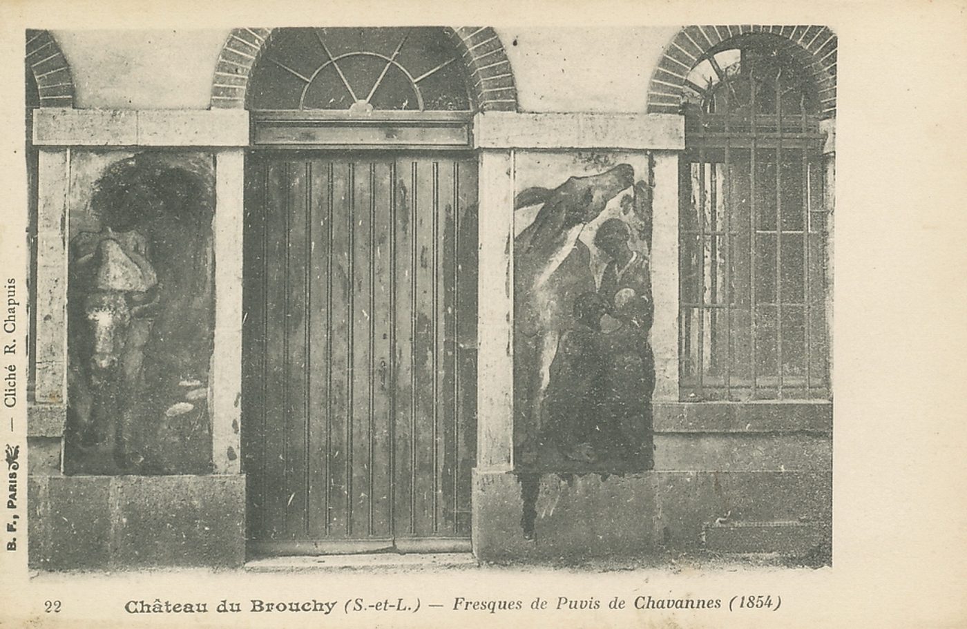 Château du Brouchy. Fresques de Puvis de Chavannes.