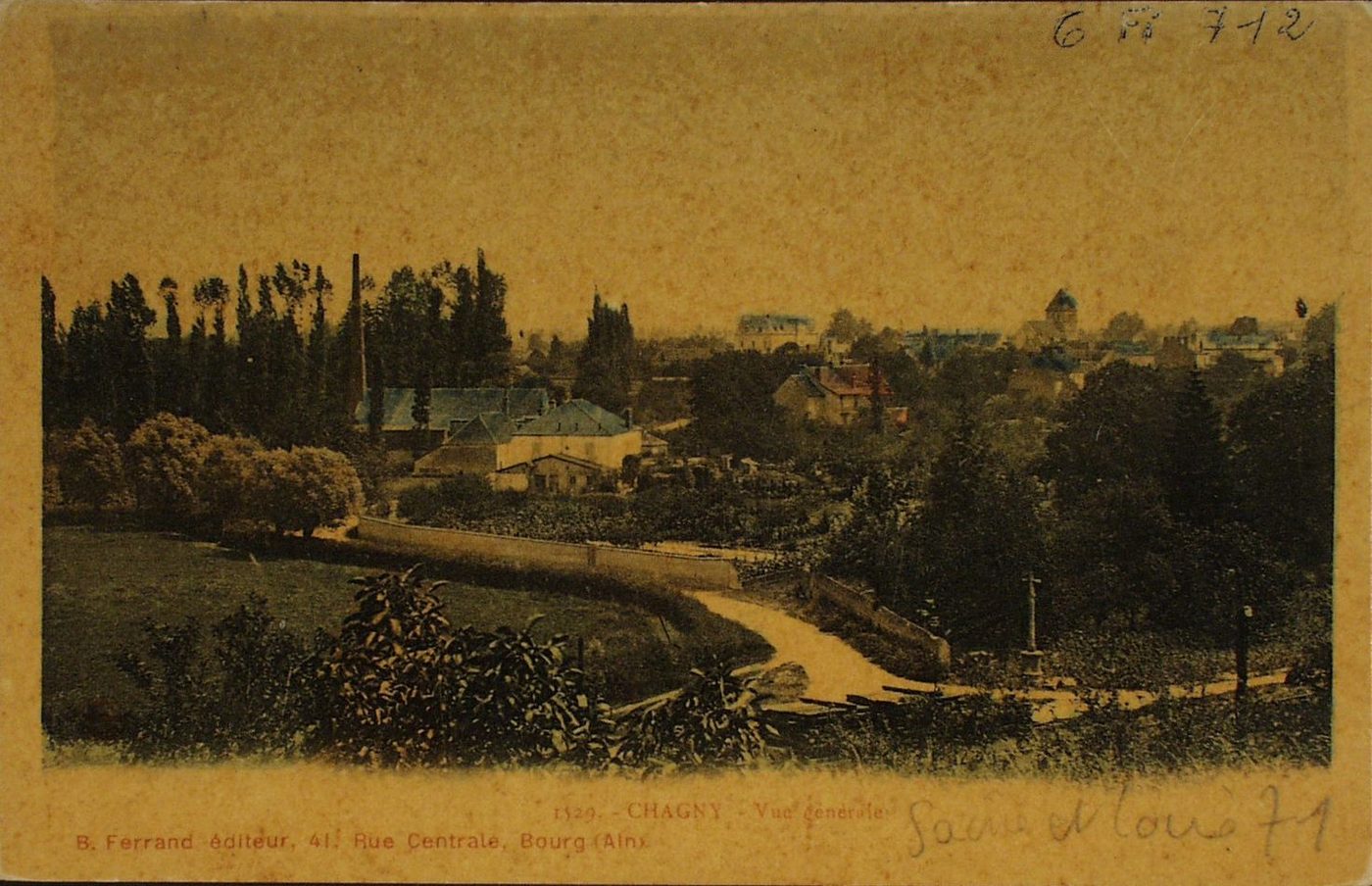 Chagny. Vue générale.