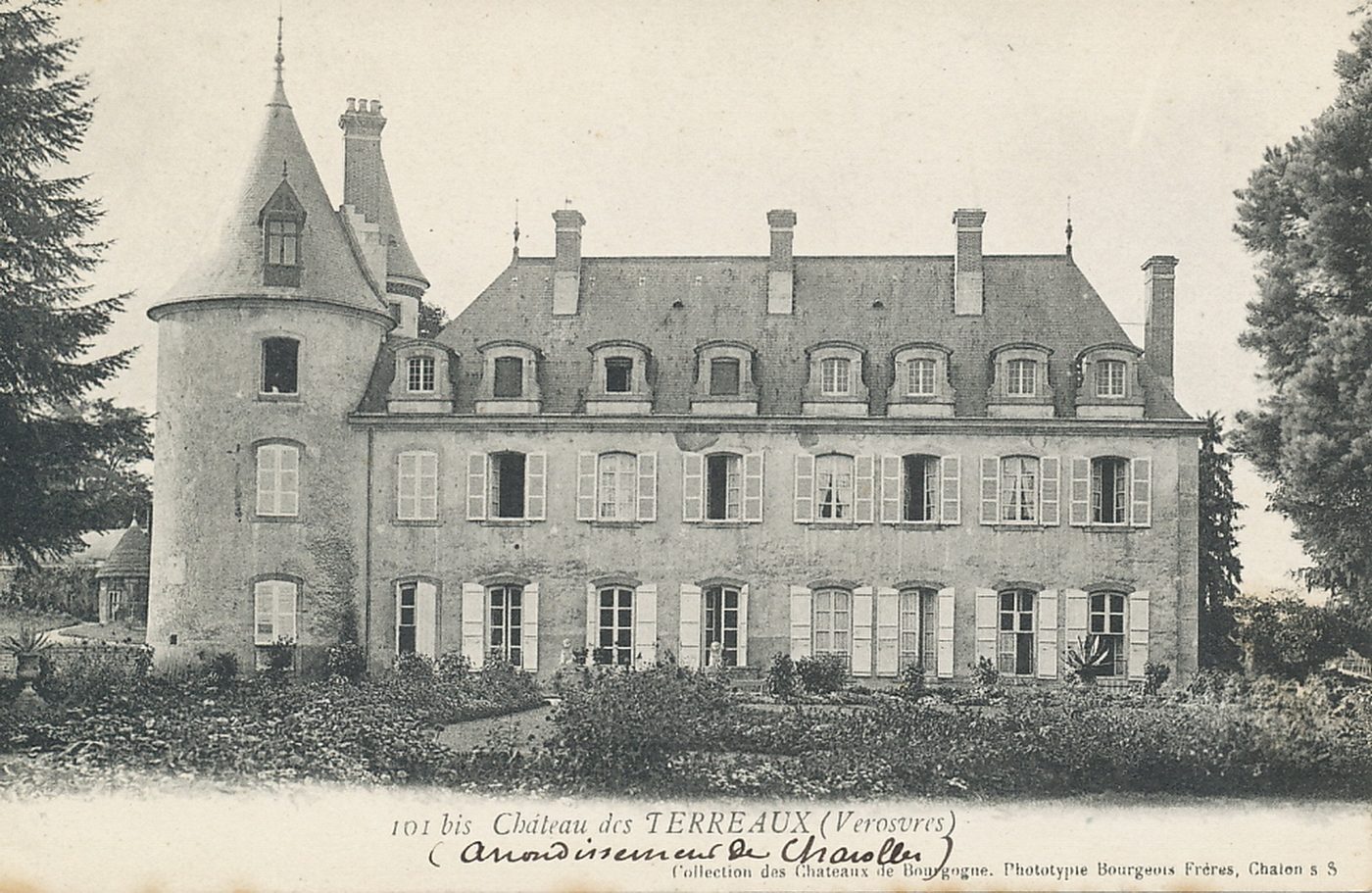 Châteaux des Terreaux (Vérosvres).